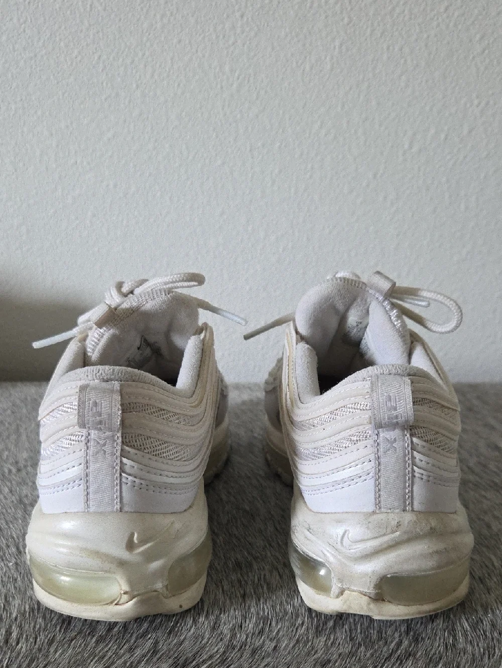 Nike White Air Max 97 Low-Profile Sneakers - Picture 9 of 9